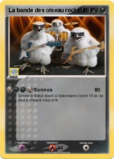 Pokemon La bande des oiseau rockeur