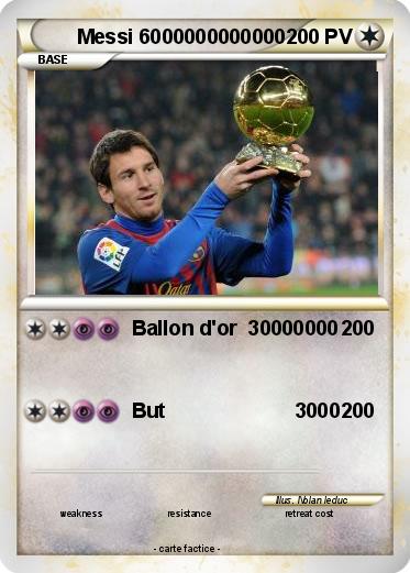Pokemon Messi 6000000000000