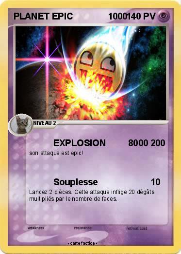 Pokemon PLANET EPIC              1000