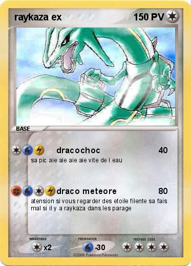 Pokemon raykaza ex