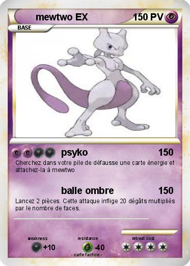 Pokemon mewtwo EX