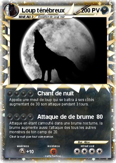 Pokemon Loup ténébreux
