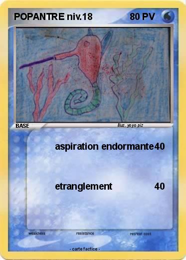 Pokemon POPANTRE niv.18