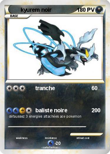 Pokemon kyurem noir