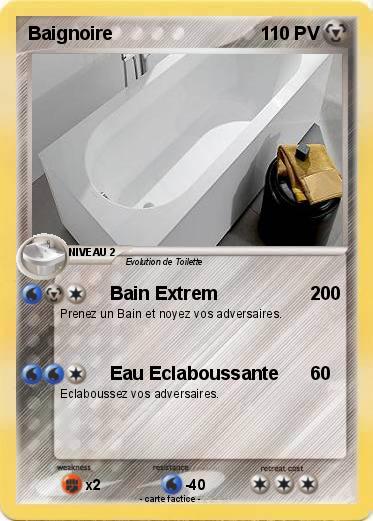 Pokemon Baignoire