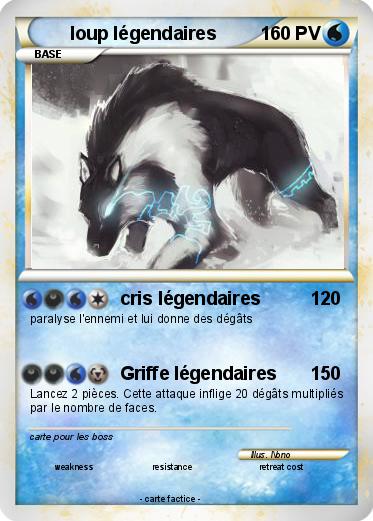 Pokemon loup légendaires