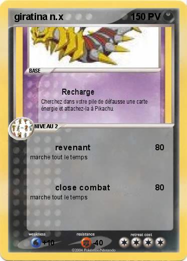 Pokemon giratina n.x