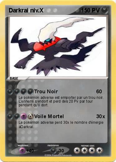 Pokemon Darkrai niv.X