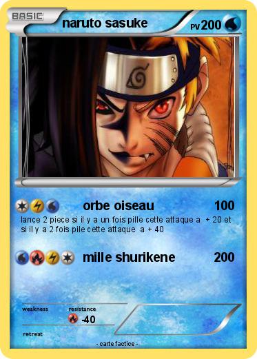 Pokemon naruto sasuke