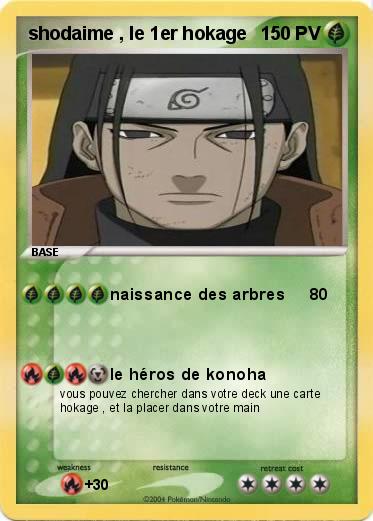 Pokemon shodaime , le 1er hokage