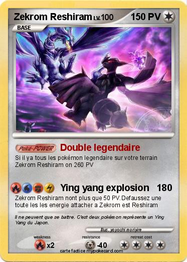 Pokemon Zekrom Reshiram