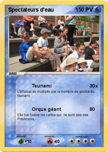 Pokemon Spectateurs d'eau