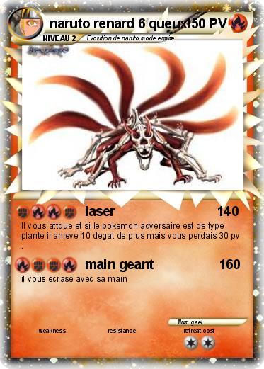 Pokemon naruto renard 6 queux
