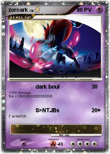 Pokemon zoroark