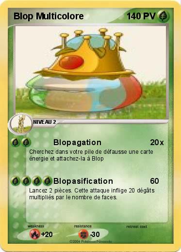 Pokemon Blop Multicolore