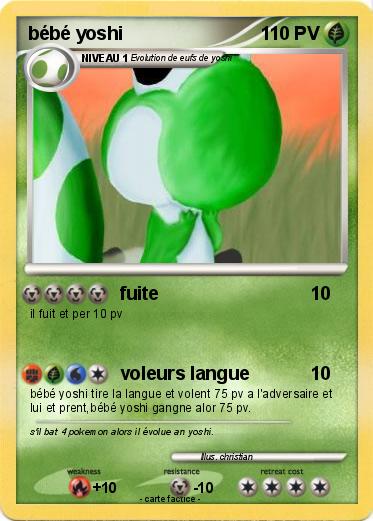 Pokemon bébé yoshi