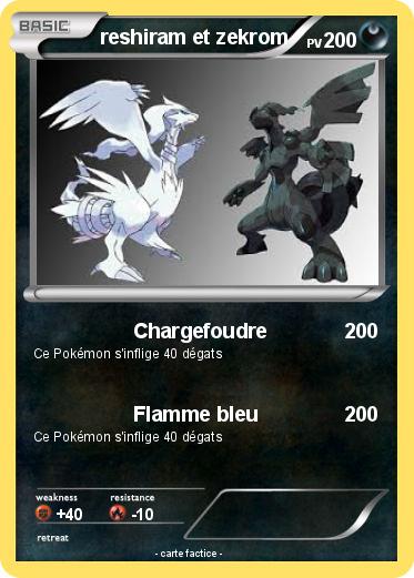 Pokemon reshiram et zekrom