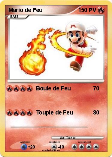 Pokemon Mario de Feu