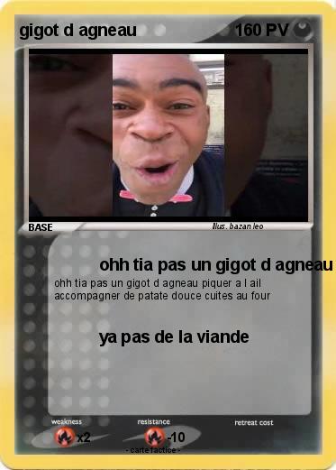 Pokemon gigot d agneau