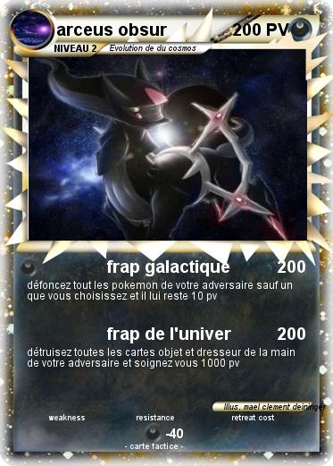 Pokemon arceus obsur