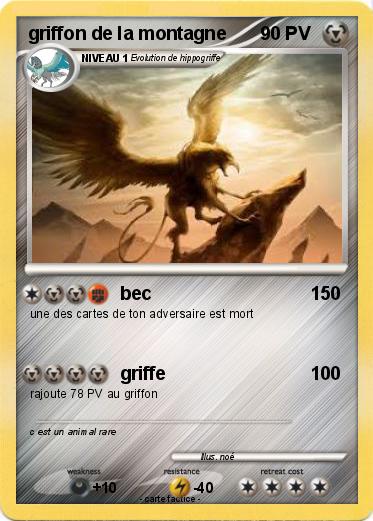 Pokemon griffon de la montagne