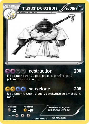 Pokemon master pokemon