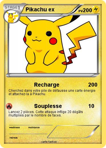 Pokemon Pikachu ex