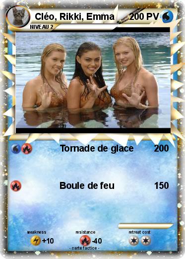 Pokemon Cléo, Rikki, Emma