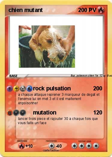 Pokemon chien mutant