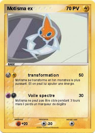 Pokemon Motisma ex