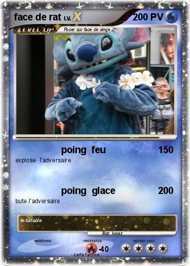 Pokemon face de rat