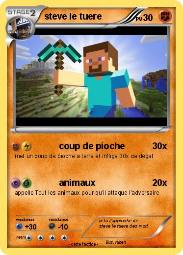 Pokemon steve le tuere