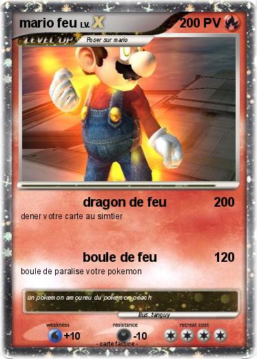 Pokemon mario feu