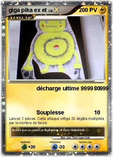 Pokemon giga pika ex et