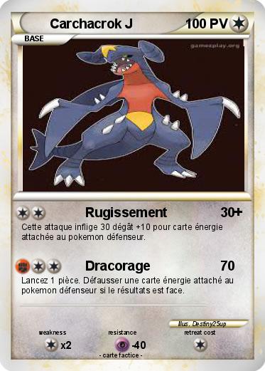 Pokemon Carchacrok J