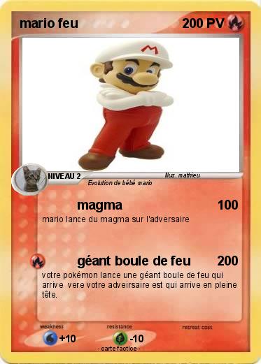 Pokemon mario feu