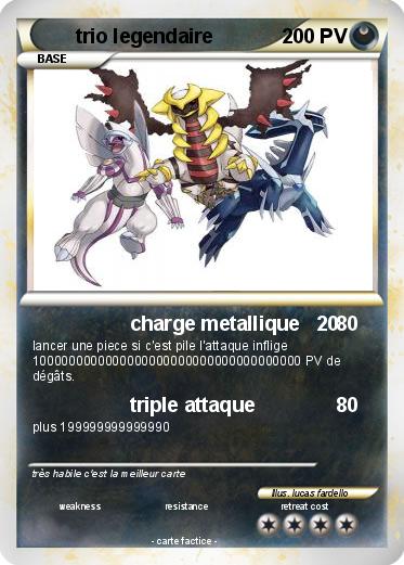 Pokemon trio legendaire