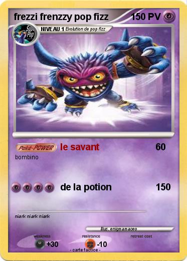 Pokemon frezzi frenzzy pop fizz