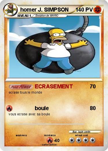 Pokemon homer J. SIMPSON