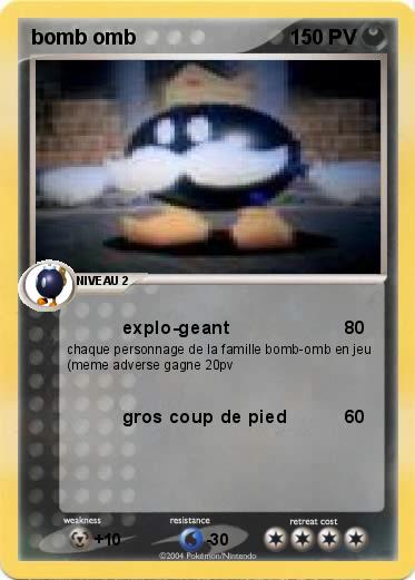 Pokemon bomb omb