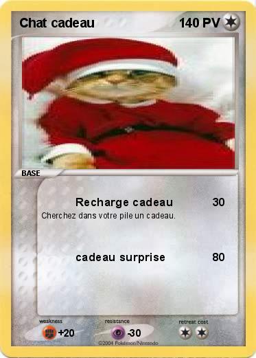 Pokemon Chat cadeau