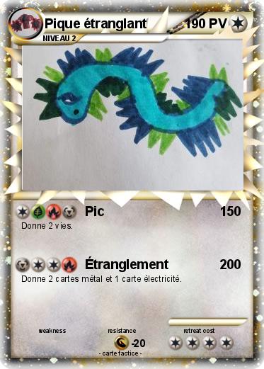 Pokemon Pique étranglant