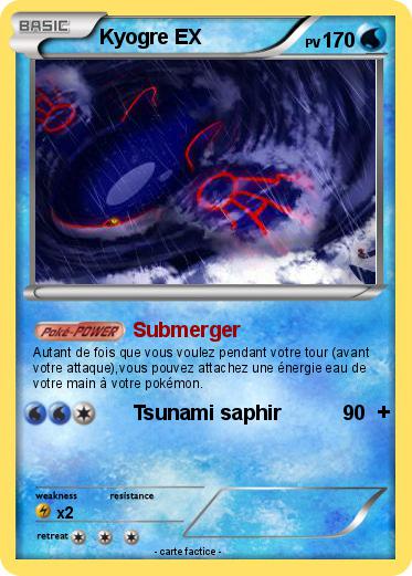Pokemon Kyogre EX