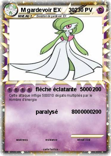 Pokemon M gardevoir EX     302