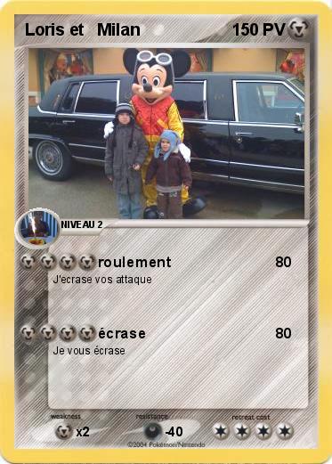 Pokemon Loris et   Milan