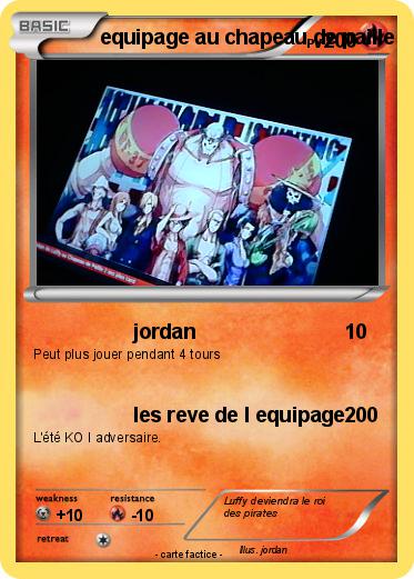Pokemon equipage au chapeau de paille