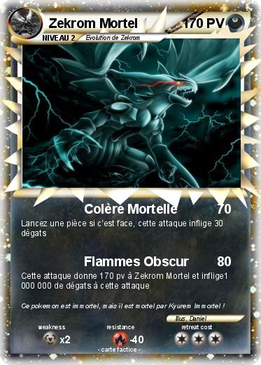 Pokemon Zekrom Mortel