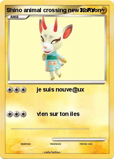 Pokemon Shino animal crossing new horizon