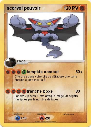 Pokemon scorvol pouvoir