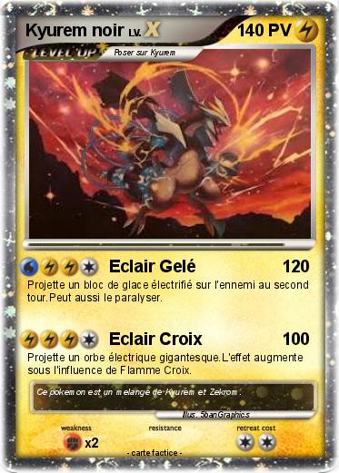 Pokemon Kyurem noir